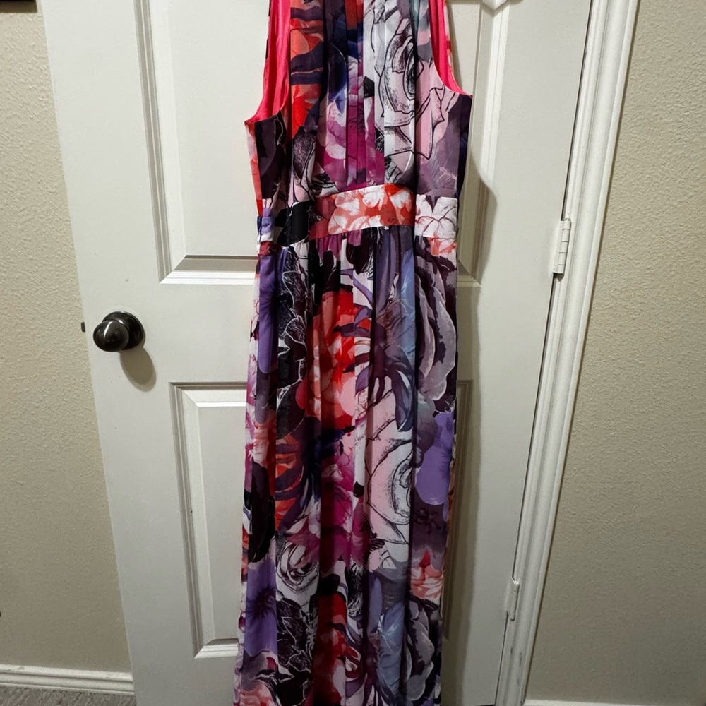 Eliza J Vibrant Floral Maxi Dress